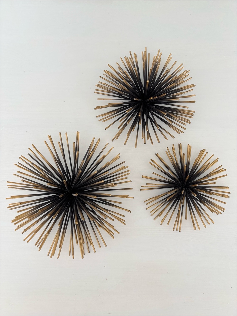 THRESHOLD Metal Starburst/ Sea Urchin Wall Art (3)